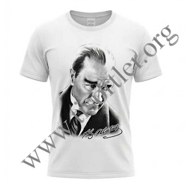 10 Kasım Atatürk Baskılı Tişörtler